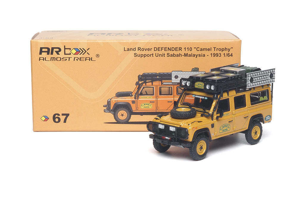 (Preorder) Almost Real 1:64 Land Rover Defender 110 "Camel Trophy" Support Unit Sabah-Malaysia 1993