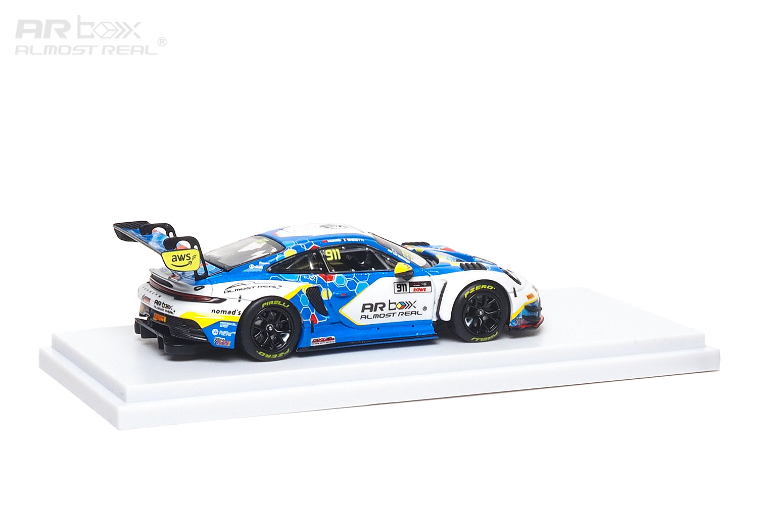 (Preorder)Almost Real 1/64 Porsche 911 GT3 R - 2026 GT World Challenge Asia Sepang #911 Presentation Car