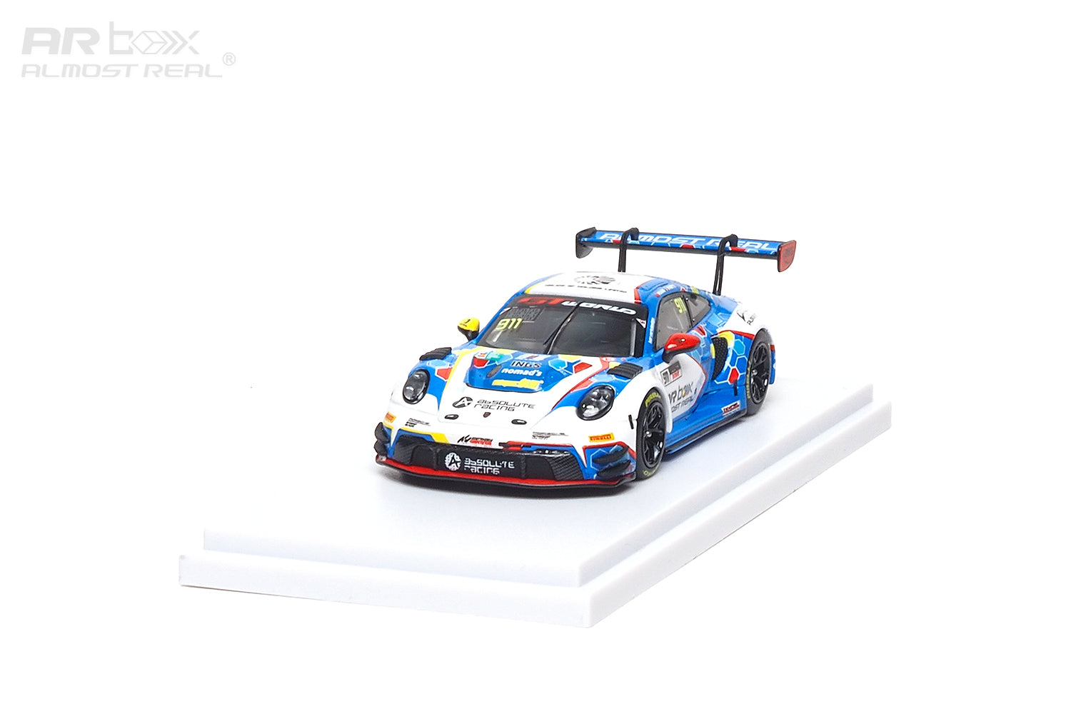 (Preorder)Almost Real 1/64 Porsche 911 GT3 R - 2026 GT World Challenge Asia Sepang #911 Presentation Car