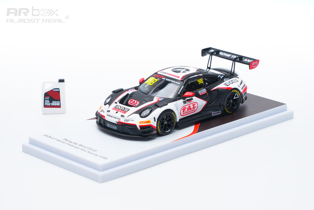 (Preorder) Almost Real 1:64 Porsche 911 GT3 R - 2026 GT World Challenge Asia Sepang #918