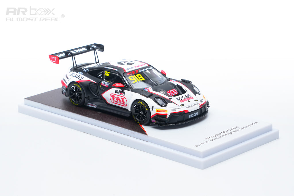 (Preorder) Almost Real 1:64 Porsche 911 GT3 R - 2026 GT World Challenge Asia Sepang #918