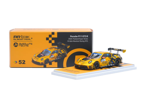 (Preorder) Almost Real 1/64 Porsche 911 GT3 R 2025 Thailand Super Series B-Quik Absolute Racing #26
