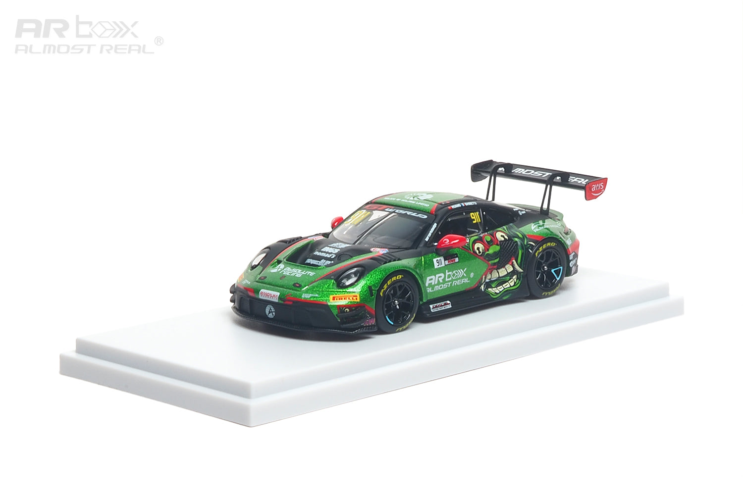 Preorder) Almost Real 1/64 Porsche 911 GT3 R 2026 GT World