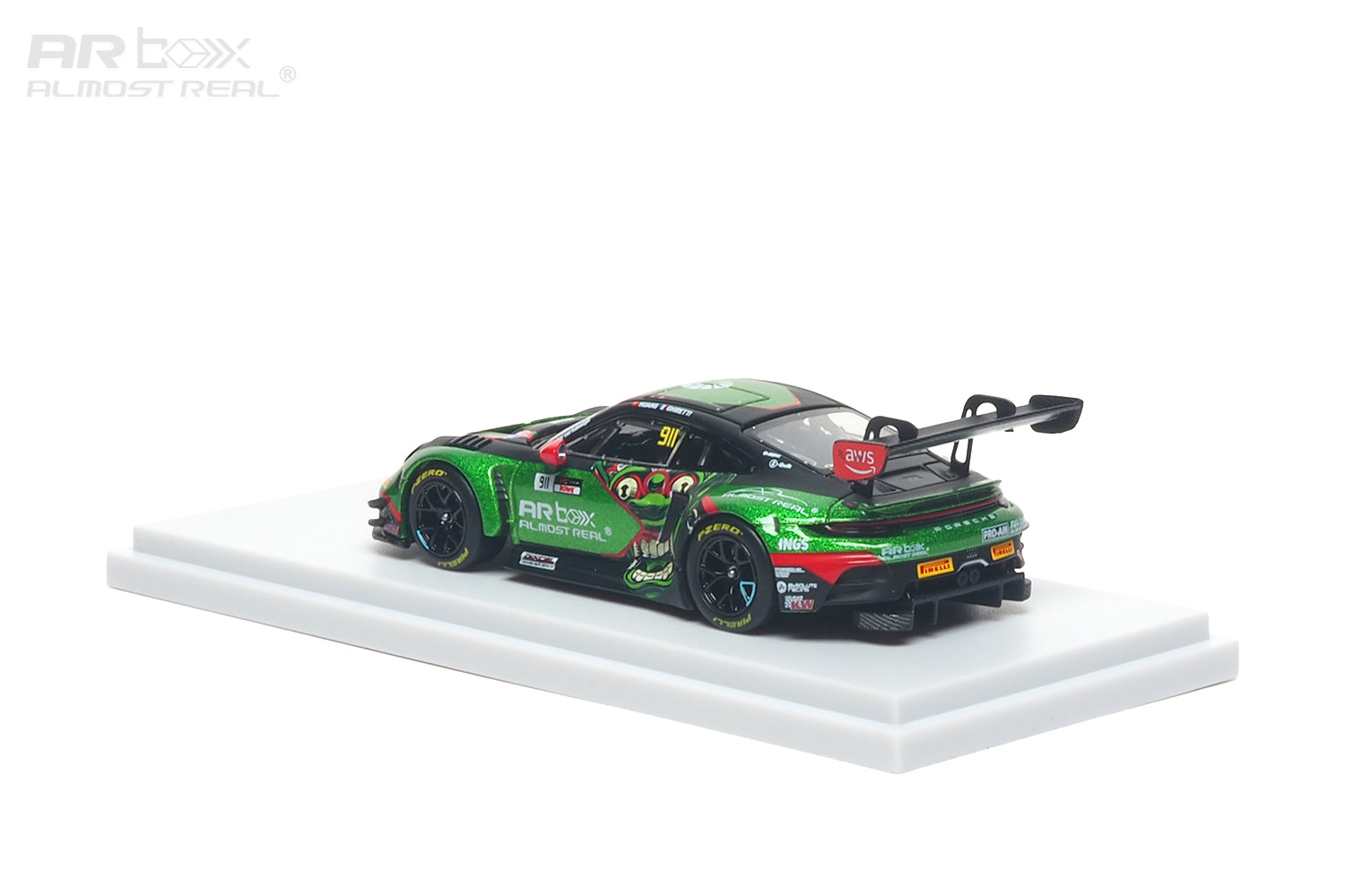 (Preorder) Almost Real 1/64 Porsche 911 GT3 R 2026 GT World Challenge Asia Mandalika #911