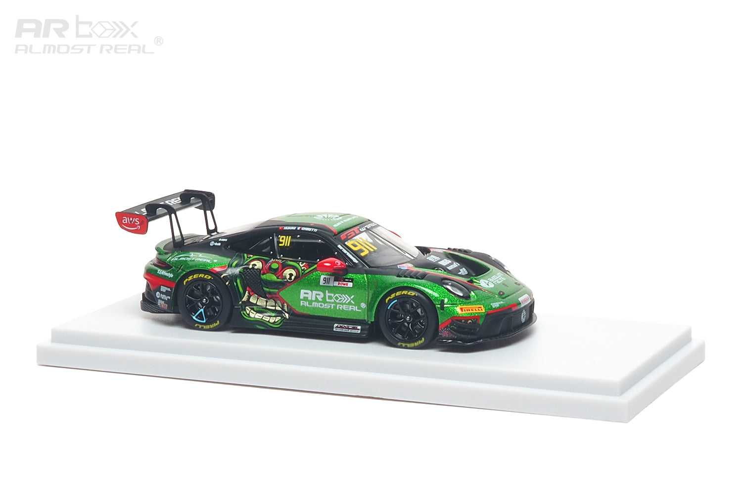 (Preorder) Almost Real 1/64 Porsche 911 GT3 R 2026 GT World Challenge Asia Mandalika #911
