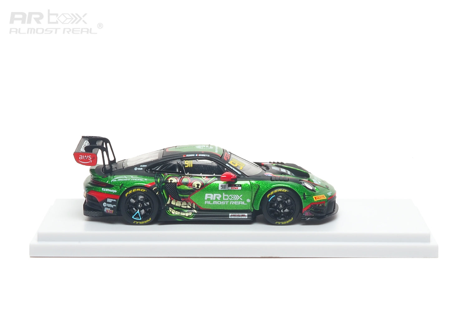Preorder) Almost Real 1/64 Porsche 911 GT3 R 2026 GT World