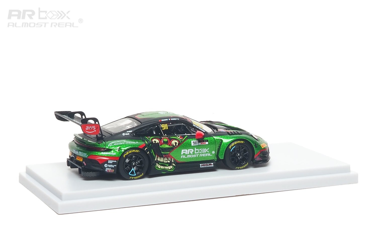 (Preorder) Almost Real 1/64 Porsche 911 GT3 R 2026 GT World Challenge Asia Mandalika #911