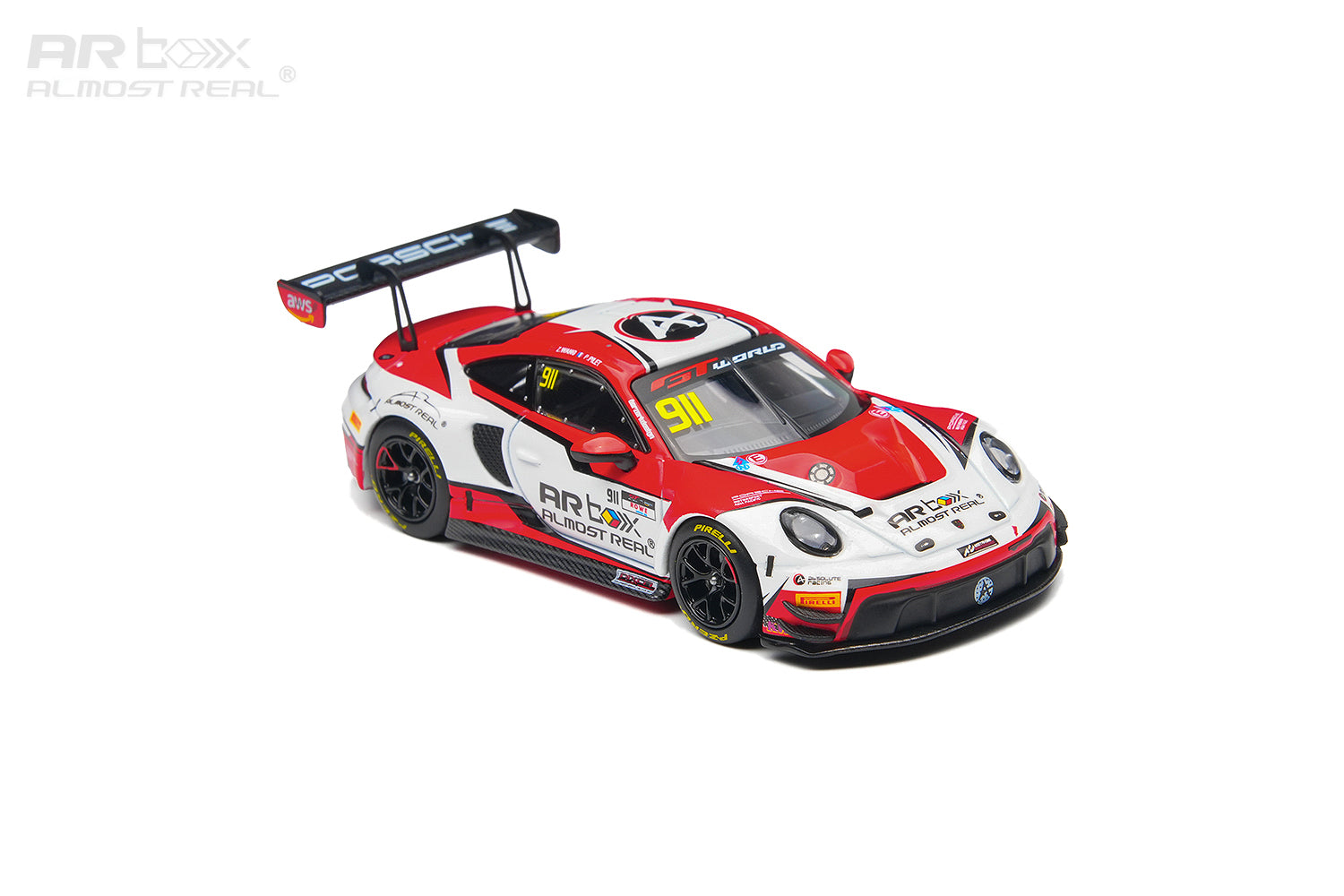 (Preorder) Almost Real 1:64 Porsche 911 GT3 R 2025 GT World Challenge Asia Okayama #911