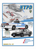 Rollin 1:64 Chevy Impala NYPD Police 2 car set APAxpo Exclusive