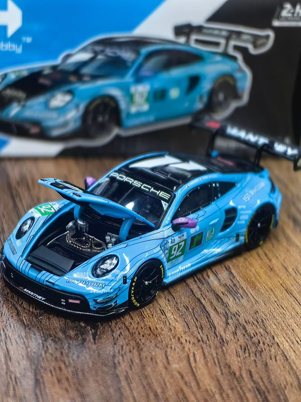 (Preorder)Trends Hobby 1/64 Porsche 911 GT3 R – 2025 Le Mans 24H LMGT3 Winner #92 241084(H)