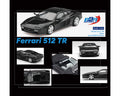 (Preorder) BBR 1:64 Ferrari 512 TR – Nero