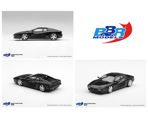 (Preorder) BBR 1:64 Ferrari 512 TR – Nero