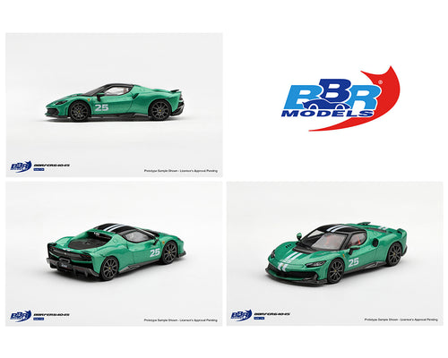 (Preorder) BBR Models 1:64 Ferrari 296 Speciale Verde Nürburgring