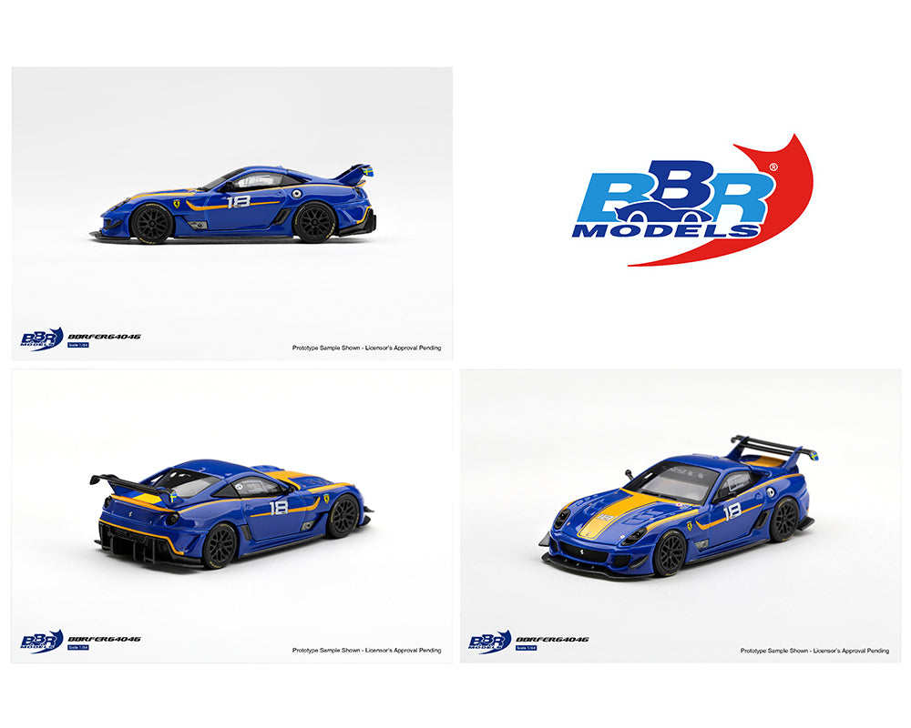 (Preorder) BBR Models 1:64 Ferrari 599XX EVO #18 Blue
