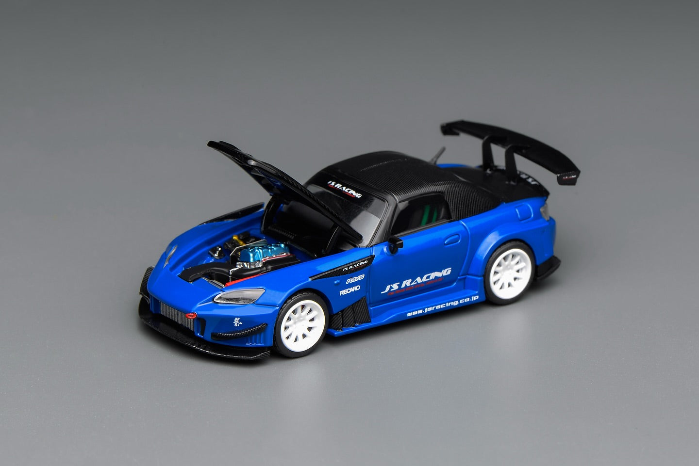 Motorhelix 1:64 Honda S2000 J'S Racing – Apex Blue Pearl