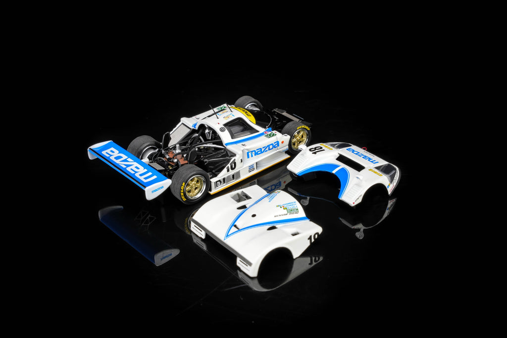 (Preorder) Motorhelix 1:64 Mazda 787B #18 White/Blue M60113