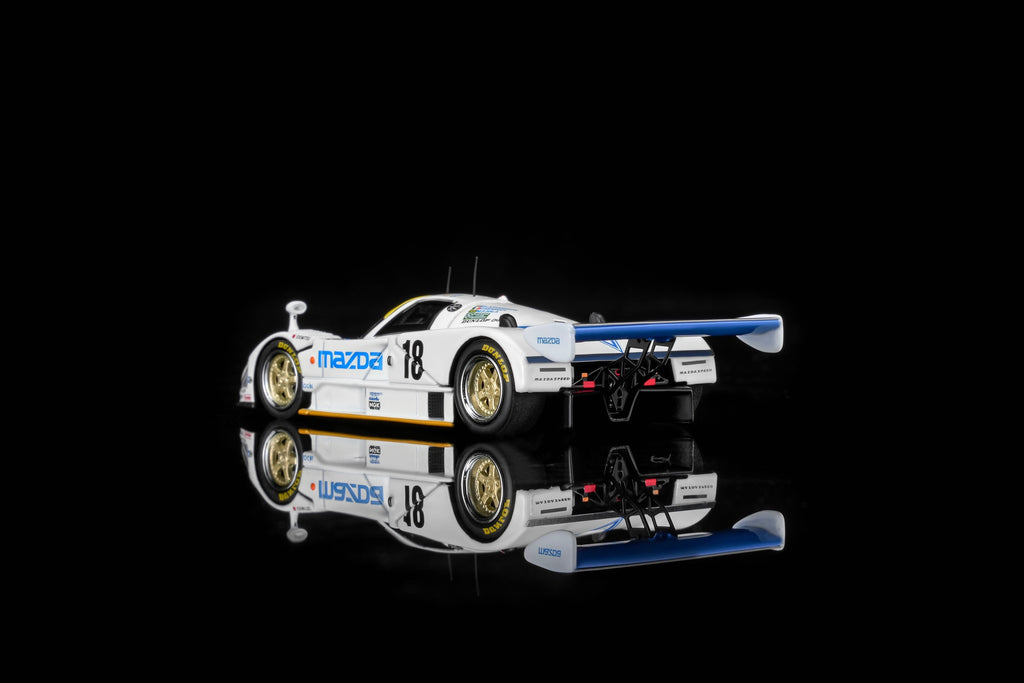 (Preorder) Motorhelix 1:64 Mazda 787B #18 White/Blue M60113