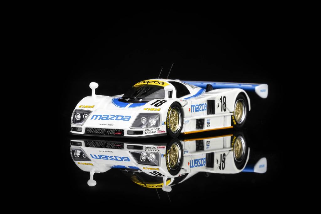 (Preorder) Motorhelix 1:64 Mazda 787B #18 White/Blue M60113