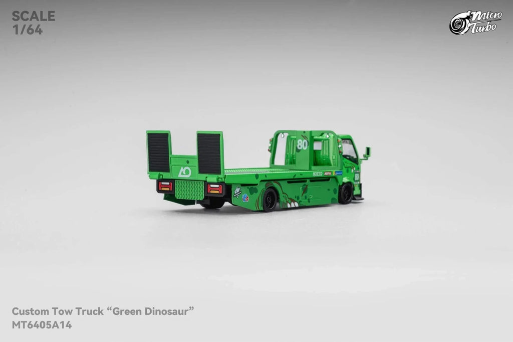 Mega Gear 1:64 CUSTOM TOW TRUCK REXY Green Diecast Model