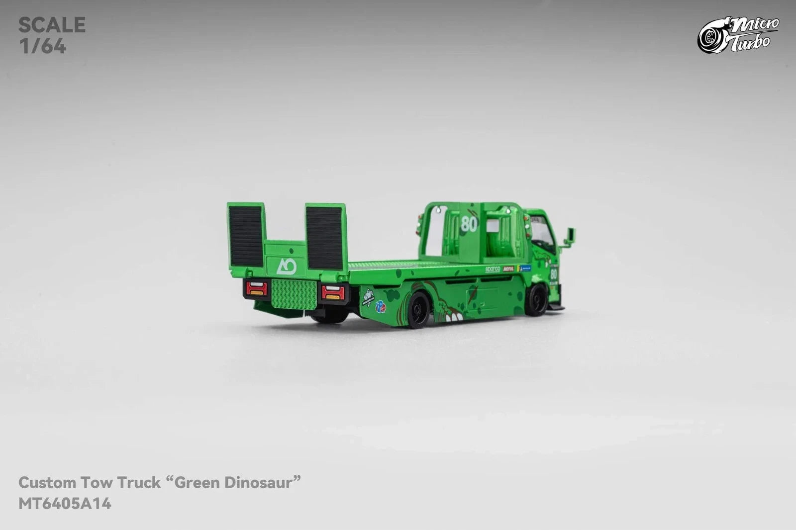 Mega Gear 1:64 CUSTOM TOW TRUCK REXY Green Diecast Model