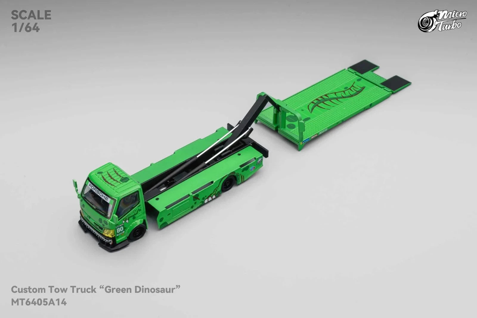 Mega Gear 1:64 CUSTOM TOW TRUCK REXY Green Diecast Model