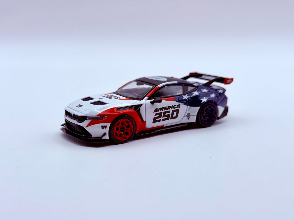 Mini GT 1:64 Ford Mustang GTD America 250 USA Exclusive LHD #1301 – Mijo Exclusives.