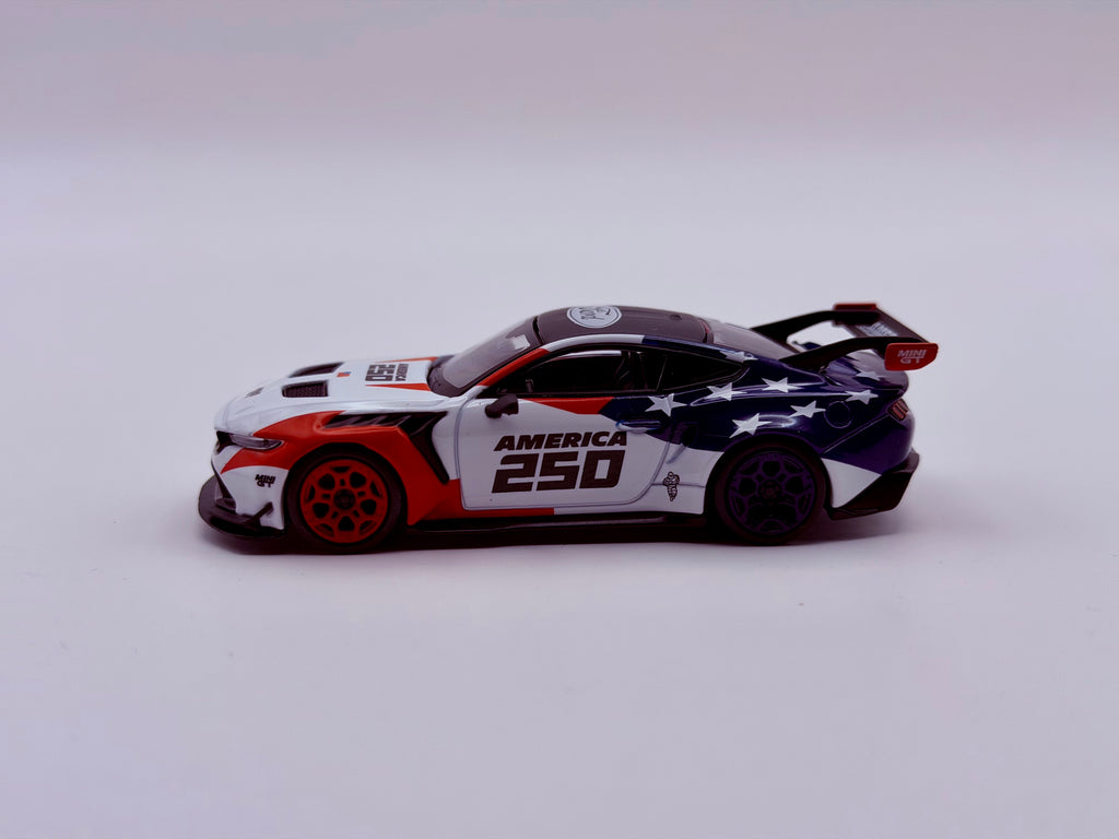 Mini GT 1:64 Ford Mustang GTD America 250 USA Exclusive LHD #1301 – Mijo Exclusives.