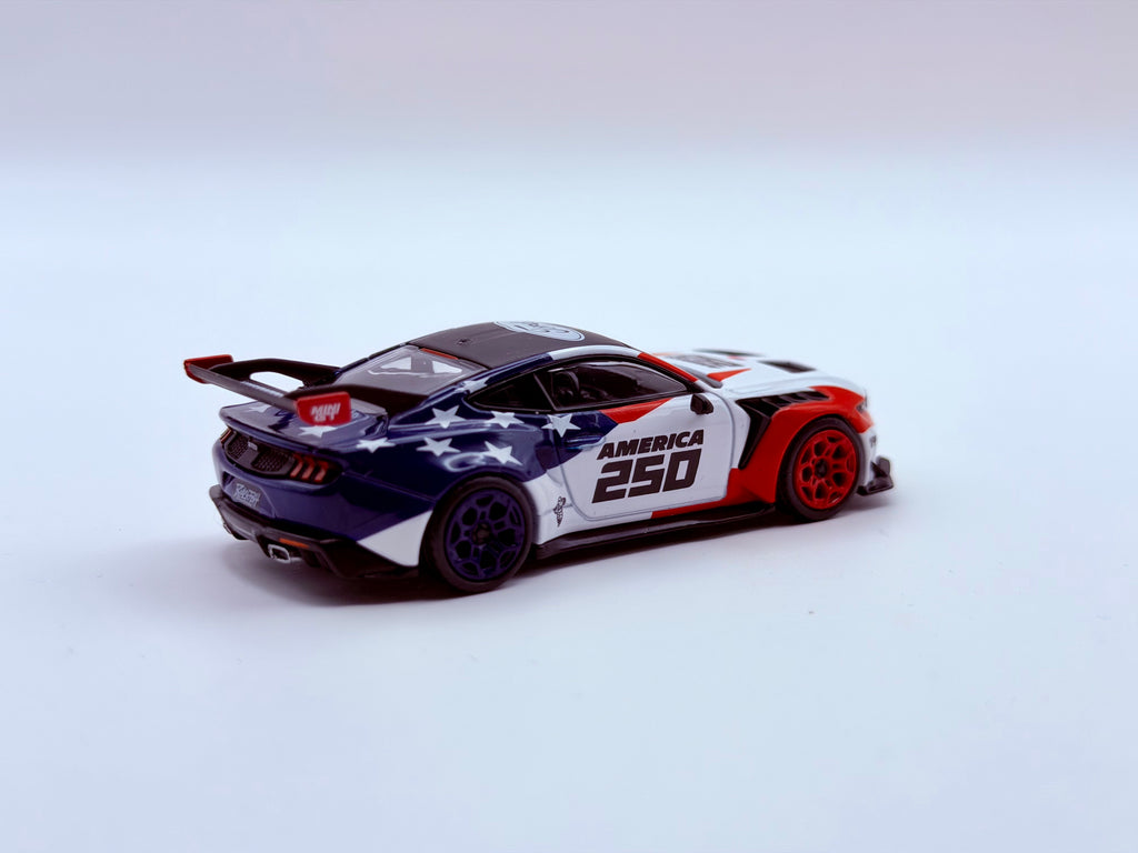Mini GT 1:64 Ford Mustang GTD America 250 USA Exclusive LHD #1301 – Mijo Exclusives.