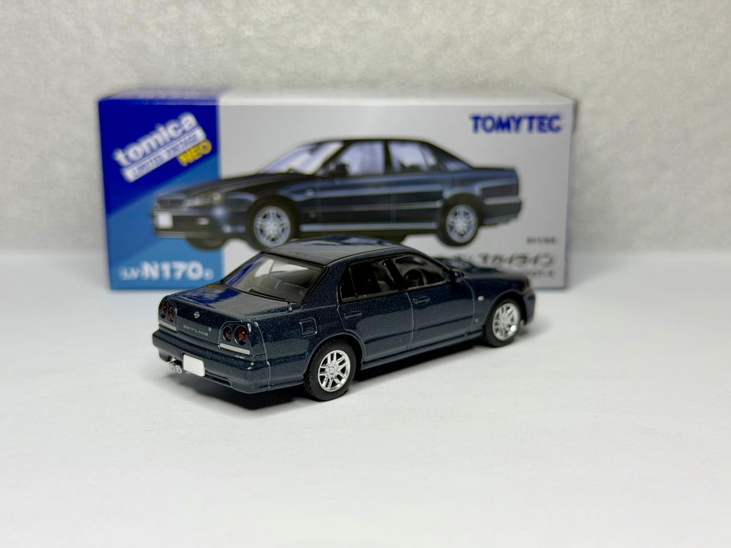 Tomica Limited Vintage LV-N170c NISSAN SKYLINE 4DOOR SEDAN ER34 25GT-X Metallic Blue