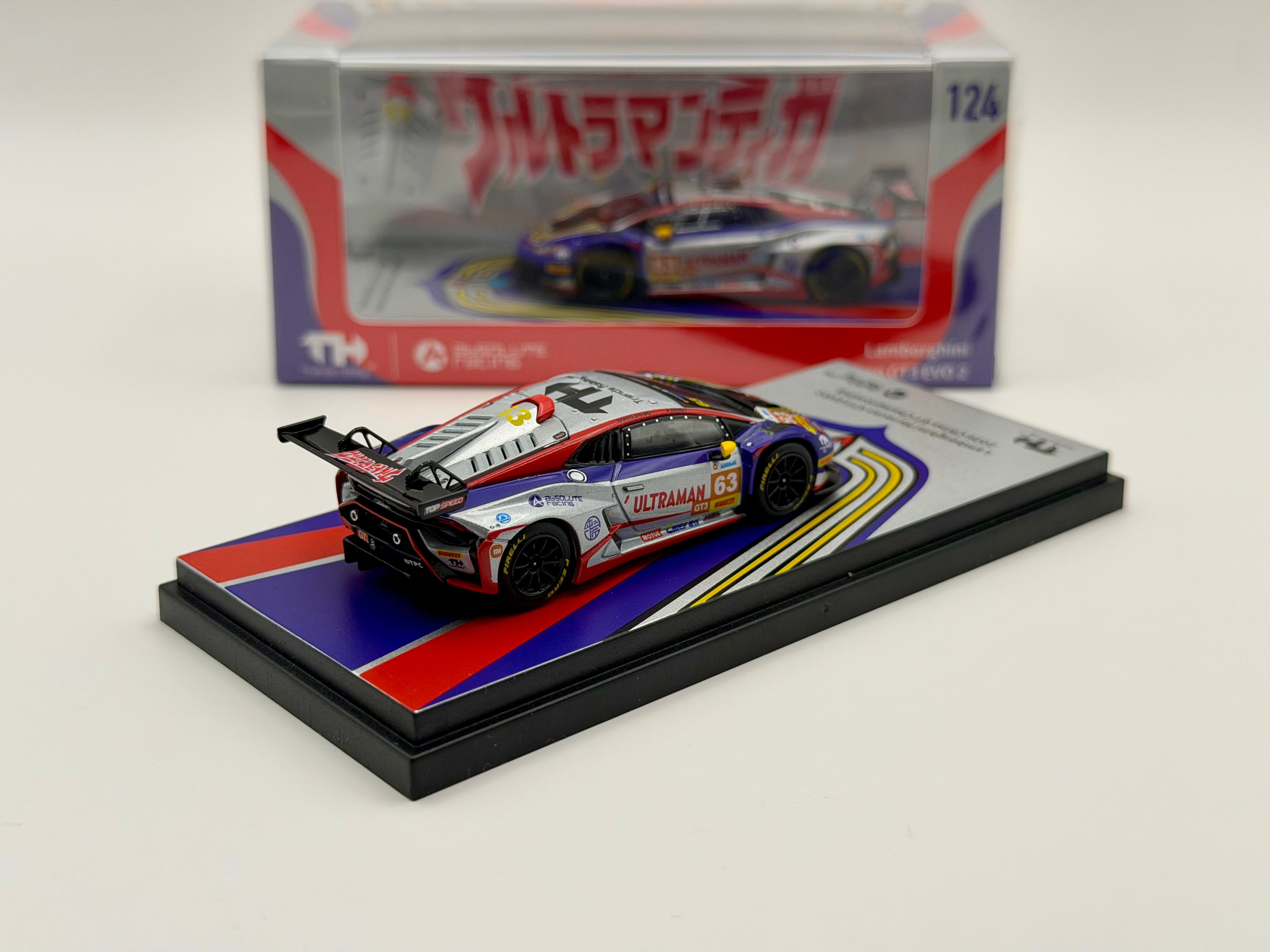 （予約商品）ランボルギーニ ウラカン GT3 EVO2 ウルトラマンティガ リバリー – 2026 China GT #63 241083(D)