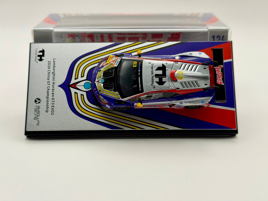 （予約商品）ランボルギーニ ウラカン GT3 EVO2 ウルトラマンティガ リバリー – 2026 China GT #63 241083(D)