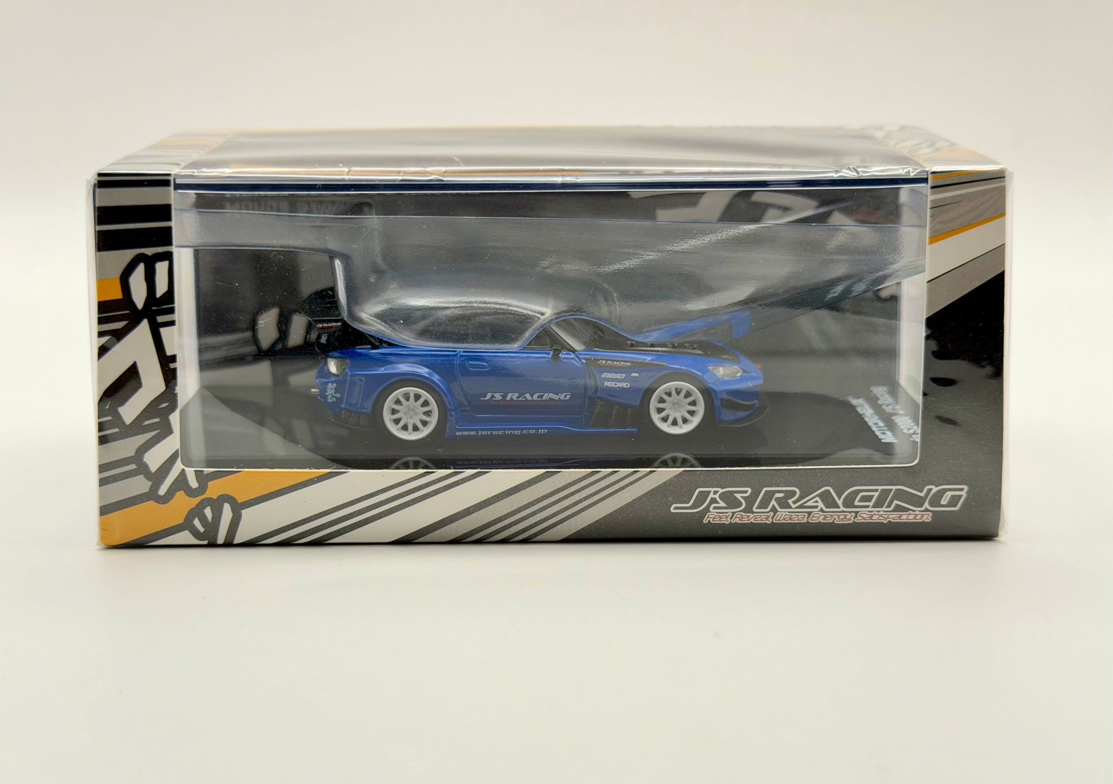 Motorhelix 1:64 Honda S2000 J'S Racing – Apex Blue Pearl