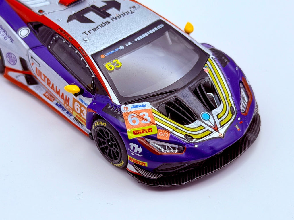 （予約商品）ランボルギーニ ウラカン GT3 EVO2 ウルトラマンティガ リバリー – 2026 China GT #63 241083(D)