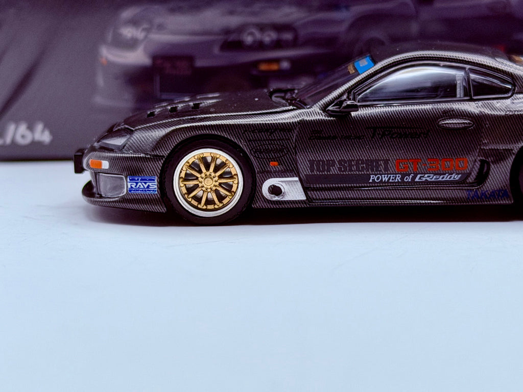 Pop Race 1:64 Toyota Supra Top Secret GT300 TDE 2026 - Carbon Black