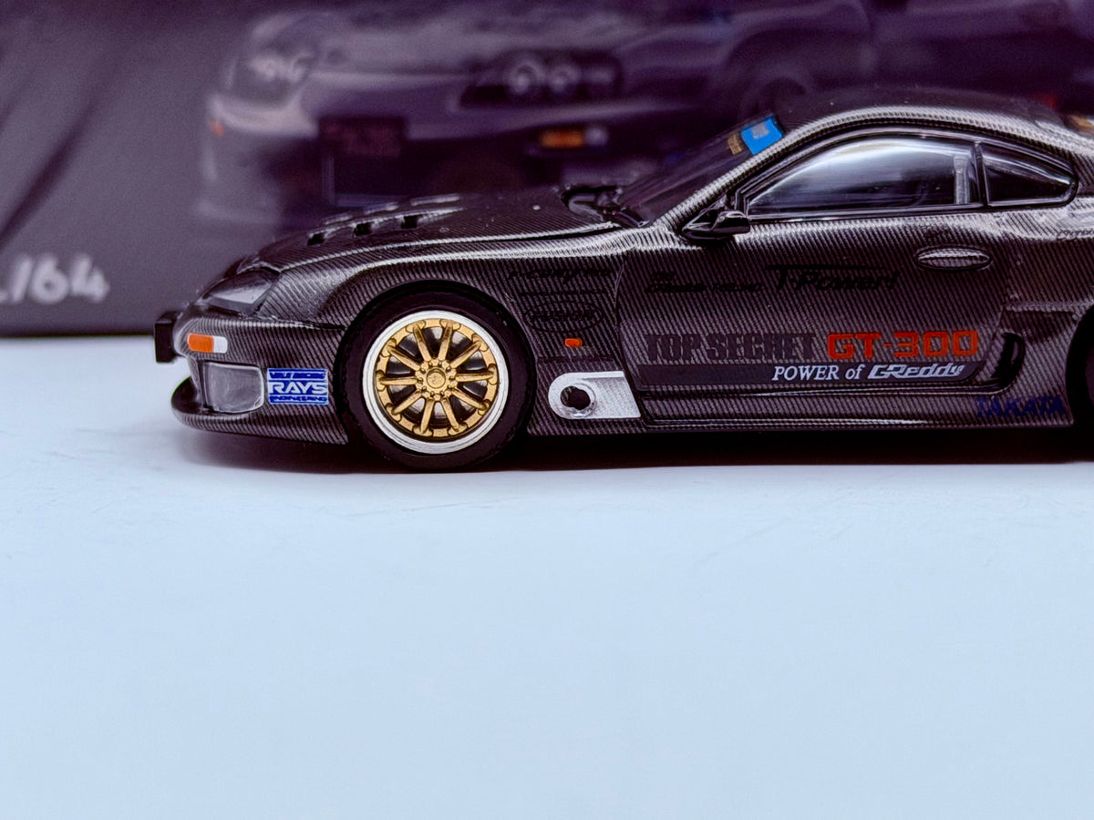 Pop Race 1:64 Toyota Supra Top Secret GT300 TDE 2026 - Carbon Black