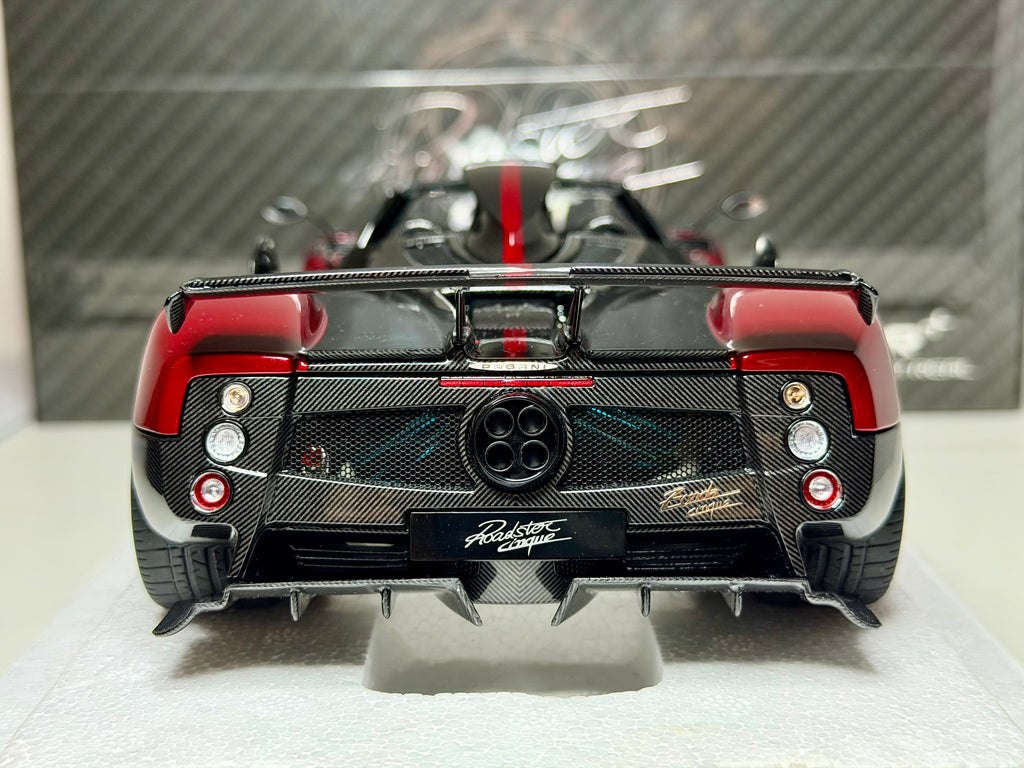 Almost Real 1/18 Scale Pagani Zonda Cinque Roadster 2009 Rosso Dubai Diecast Model
