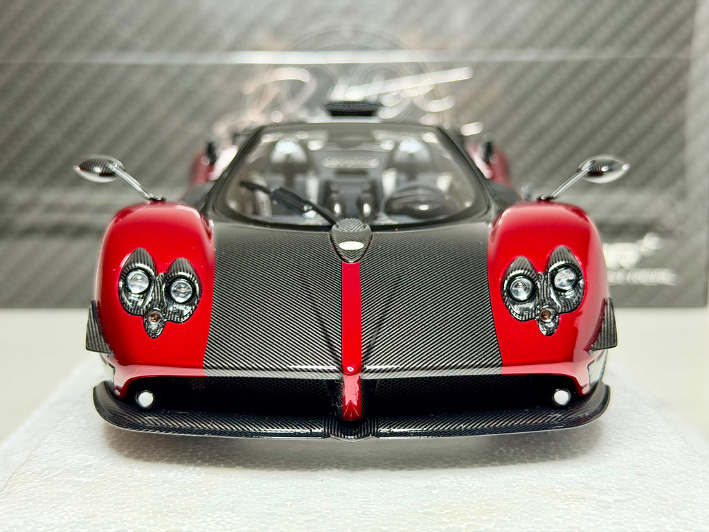 Almost Real 1/18 Scale Pagani Zonda Cinque Roadster 2009 Rosso Dubai Diecast Model