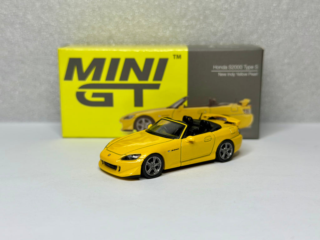 Mini GT 1/64 Honda S2000 TYPE S New Indy Yellow Pearl #282 Opened Box