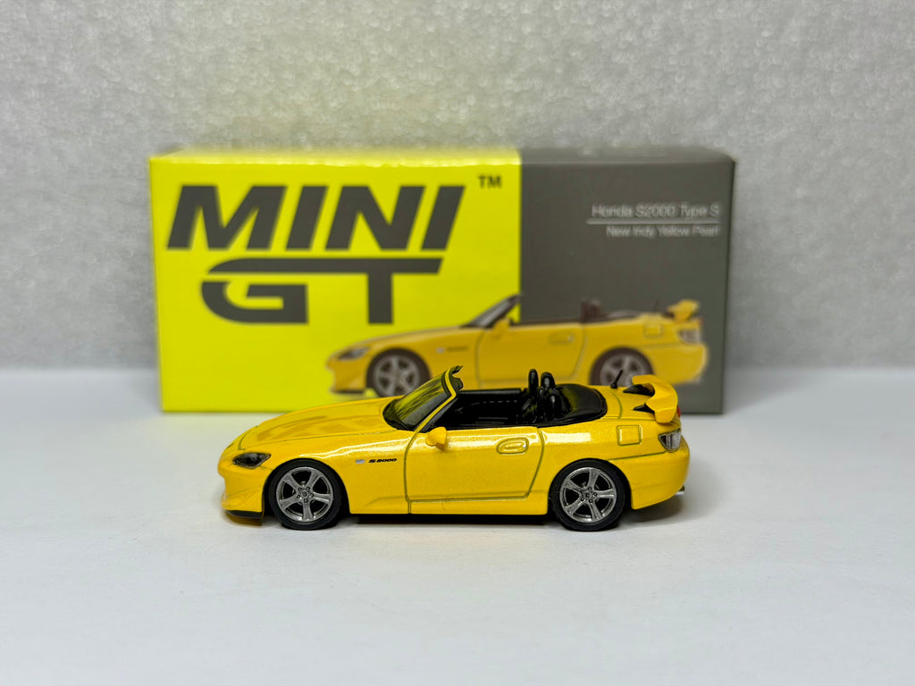 Mini GT 1/64 Honda S2000 TYPE S New Indy Yellow Pearl #282 Opened Box