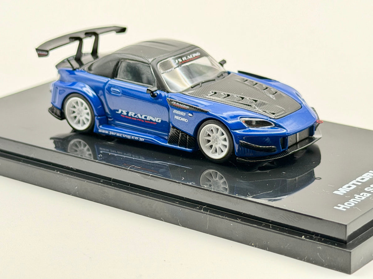 Motorhelix 1:64 Honda S2000 J'S Racing – Apex Blue Pearl