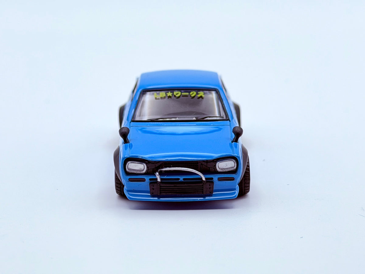 Mini GT 1:64 Nissan LB Works HAKOSUKA – Baby Blue #1169