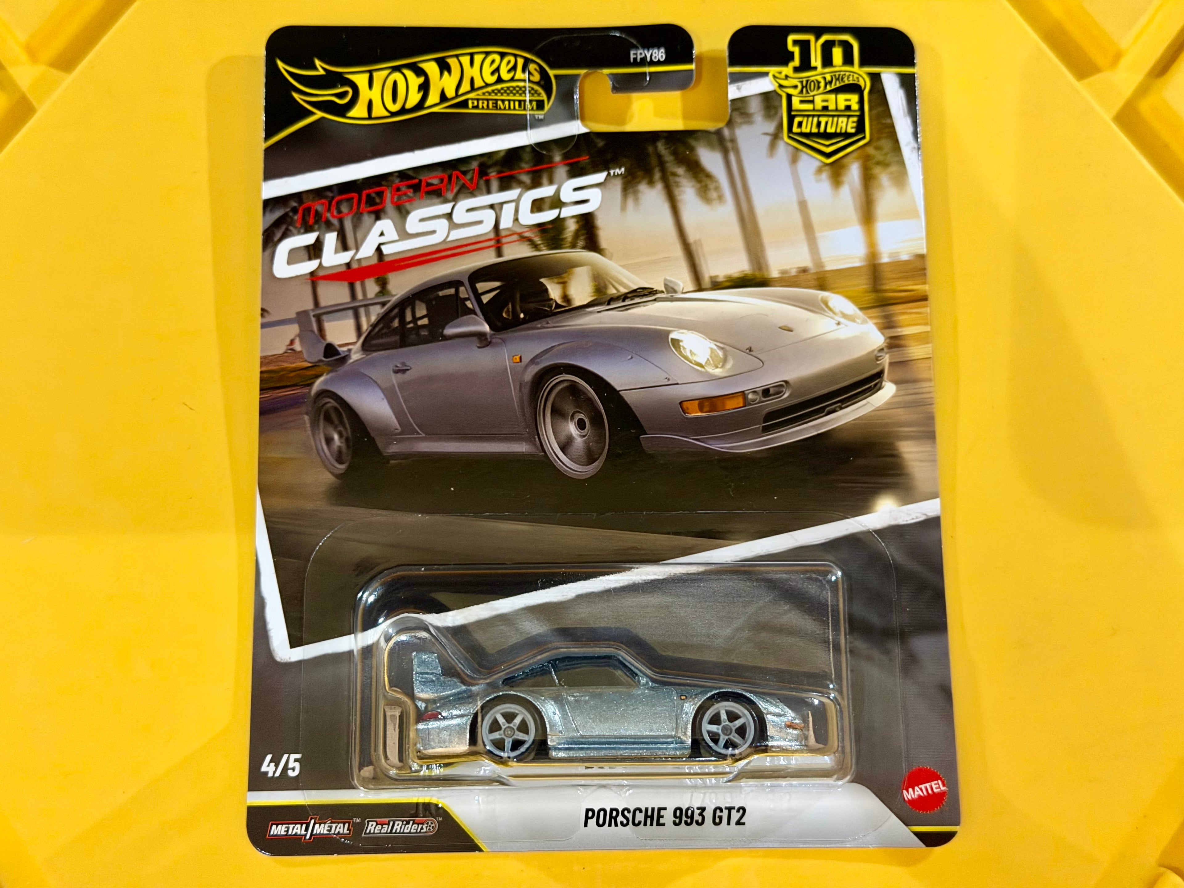 ホットウィール ポルシェ 993 GT2- モダンクラシックス プレミアム 2026 カーカルチャー