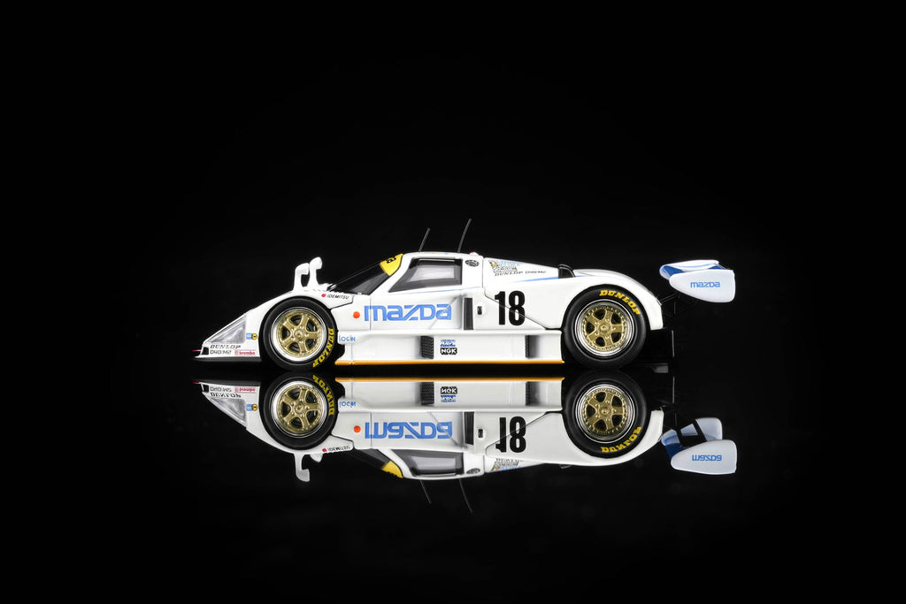 Motorhelix 1:64 Mazda 787B #18 White/Blue M60113