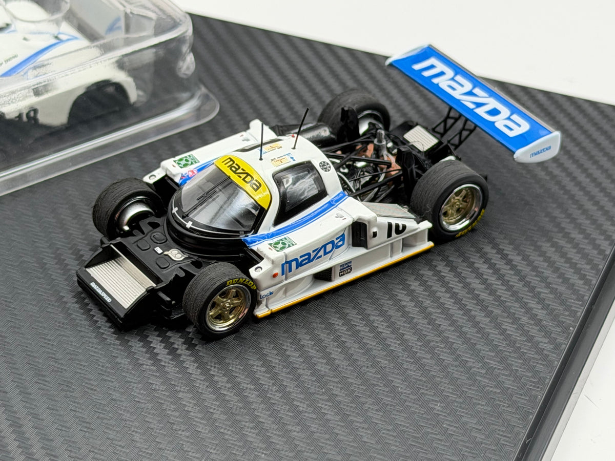 Motorhelix 1:64 Mazda 787B #18 White/Blue M60113