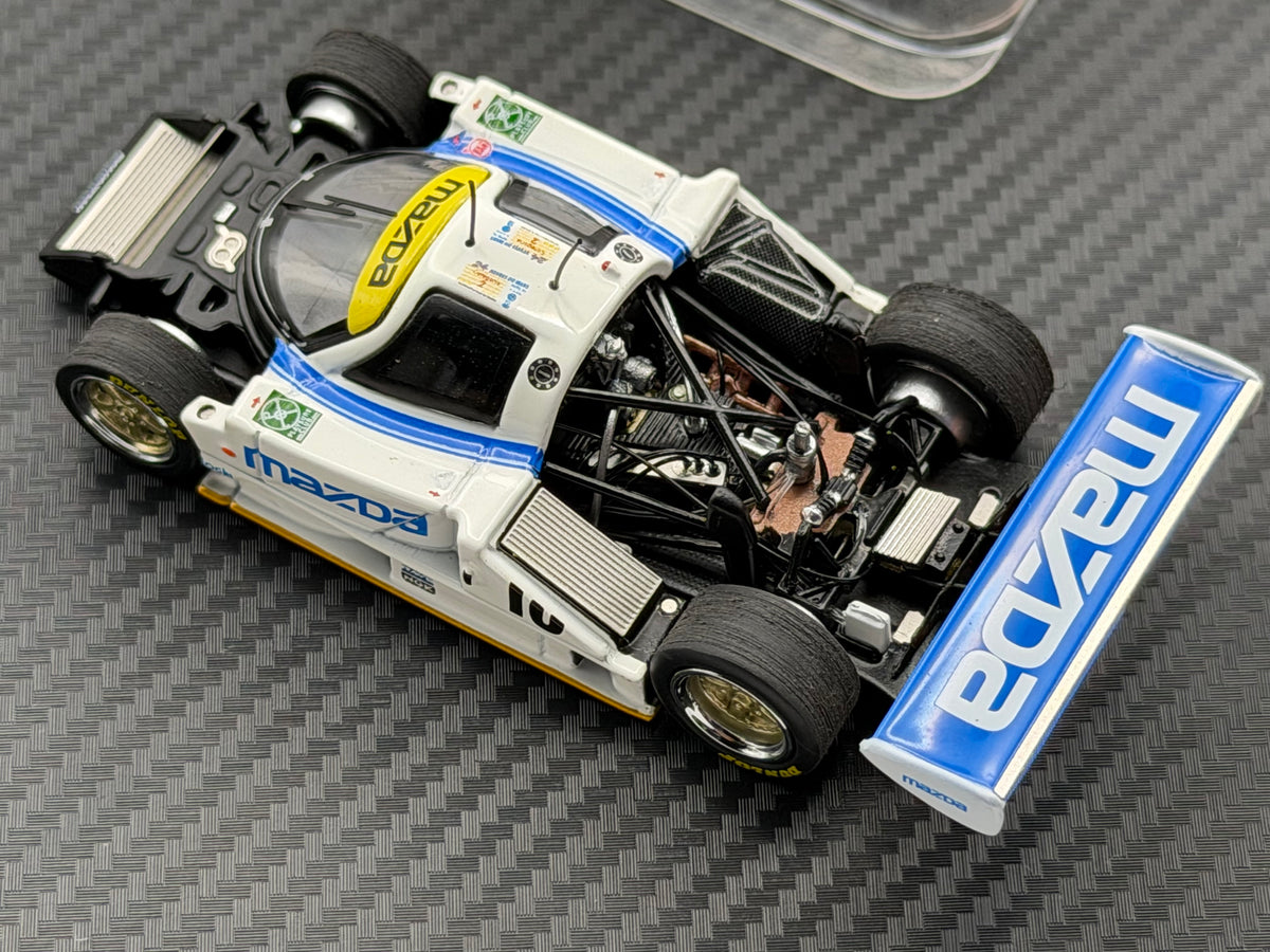 Motorhelix 1:64 Mazda 787B #18 White/Blue M60113