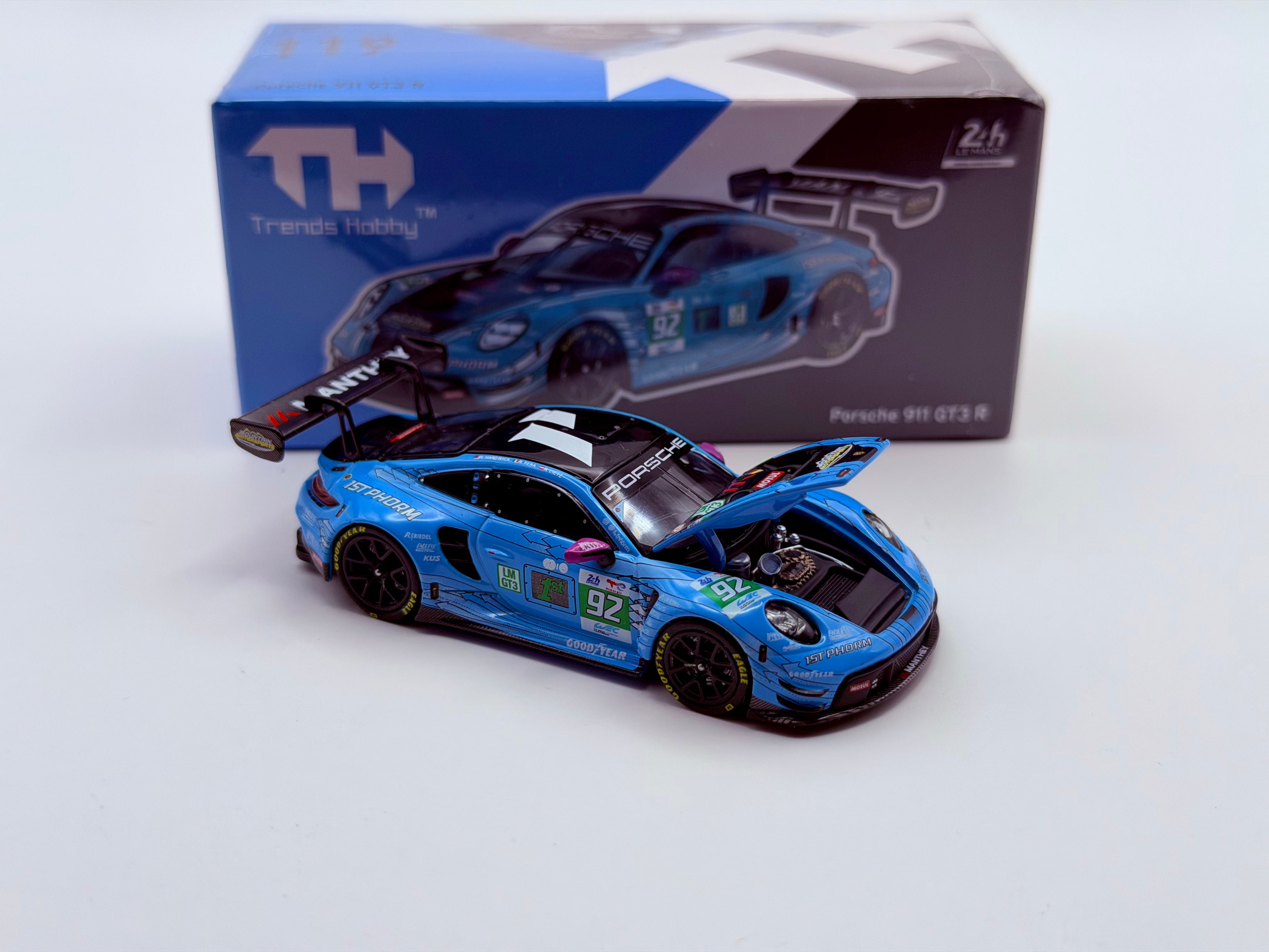 Trends Hobby 1:64 Porsche 911 GT3 R – 2025 Le Mans 24H LMGT3 Winner #92 241084(H)