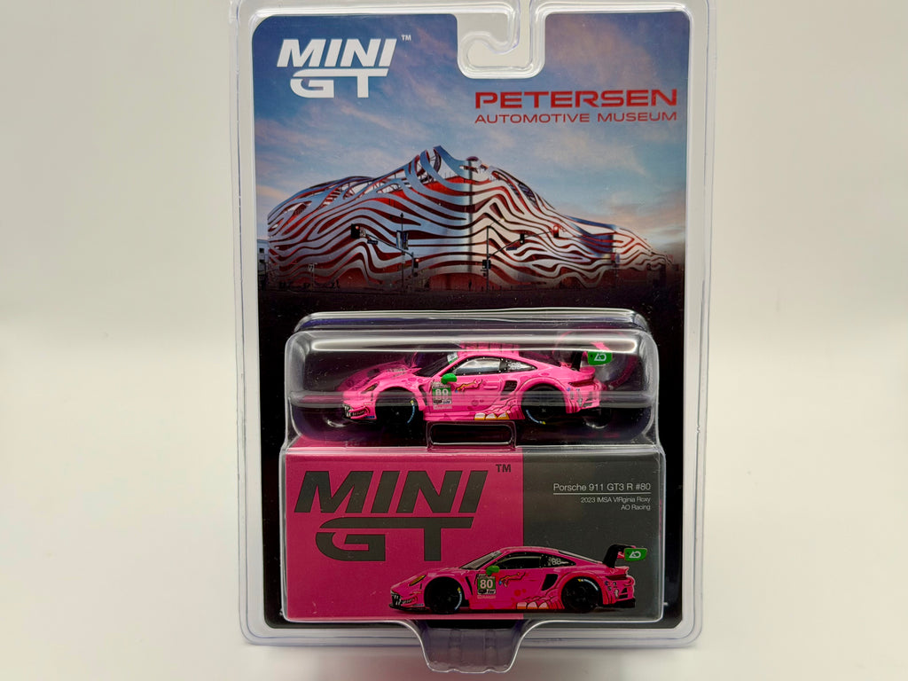 Mini GT 1:64 Porsche 911 GT3 R AO Racing #80 Roxy Petersen Museum Exclusive #872