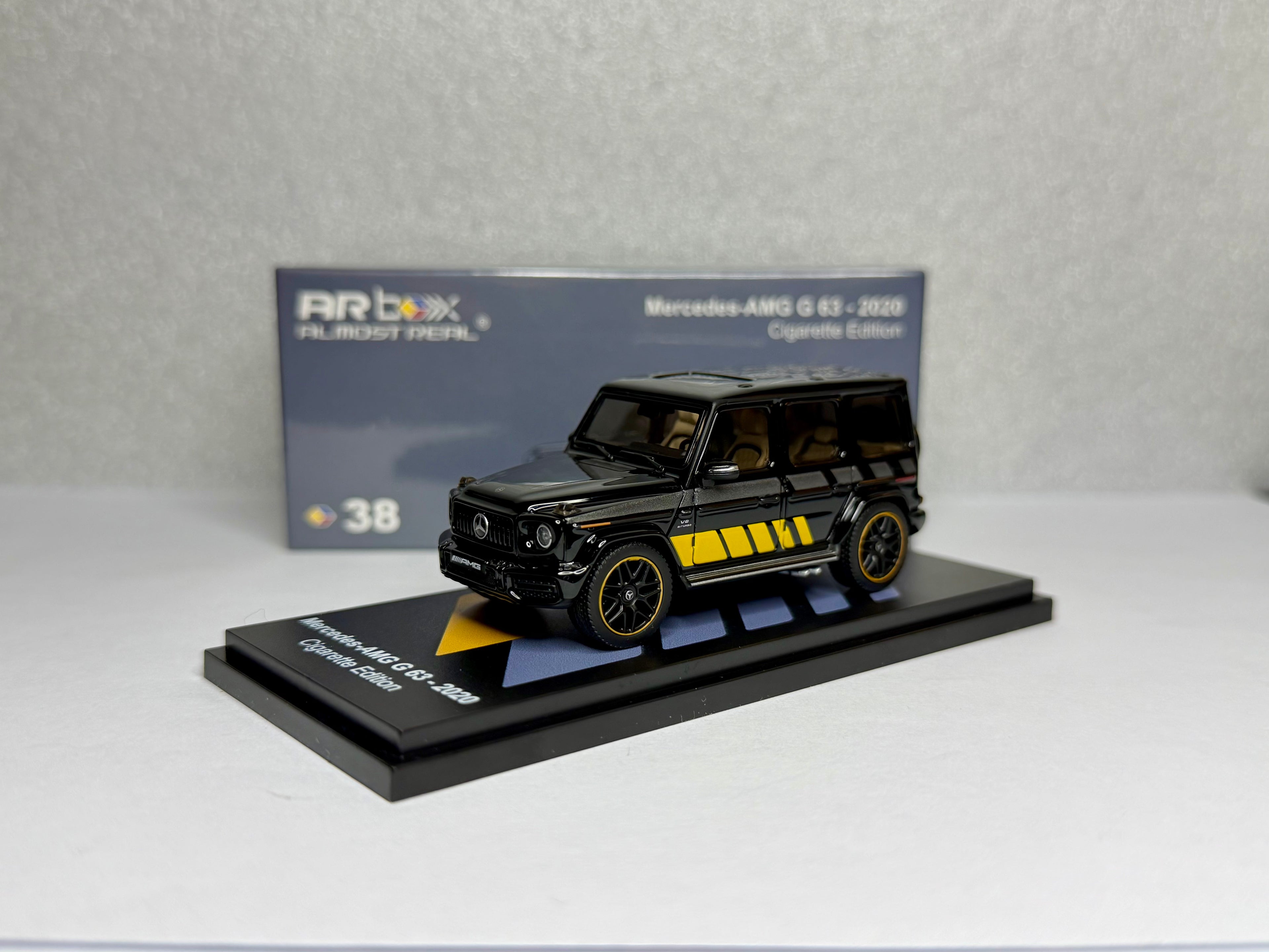Almost Real 1:64 Mercedes-Benz AMG G63 Cigarette Edition 2020 Black HEC 2026 #38