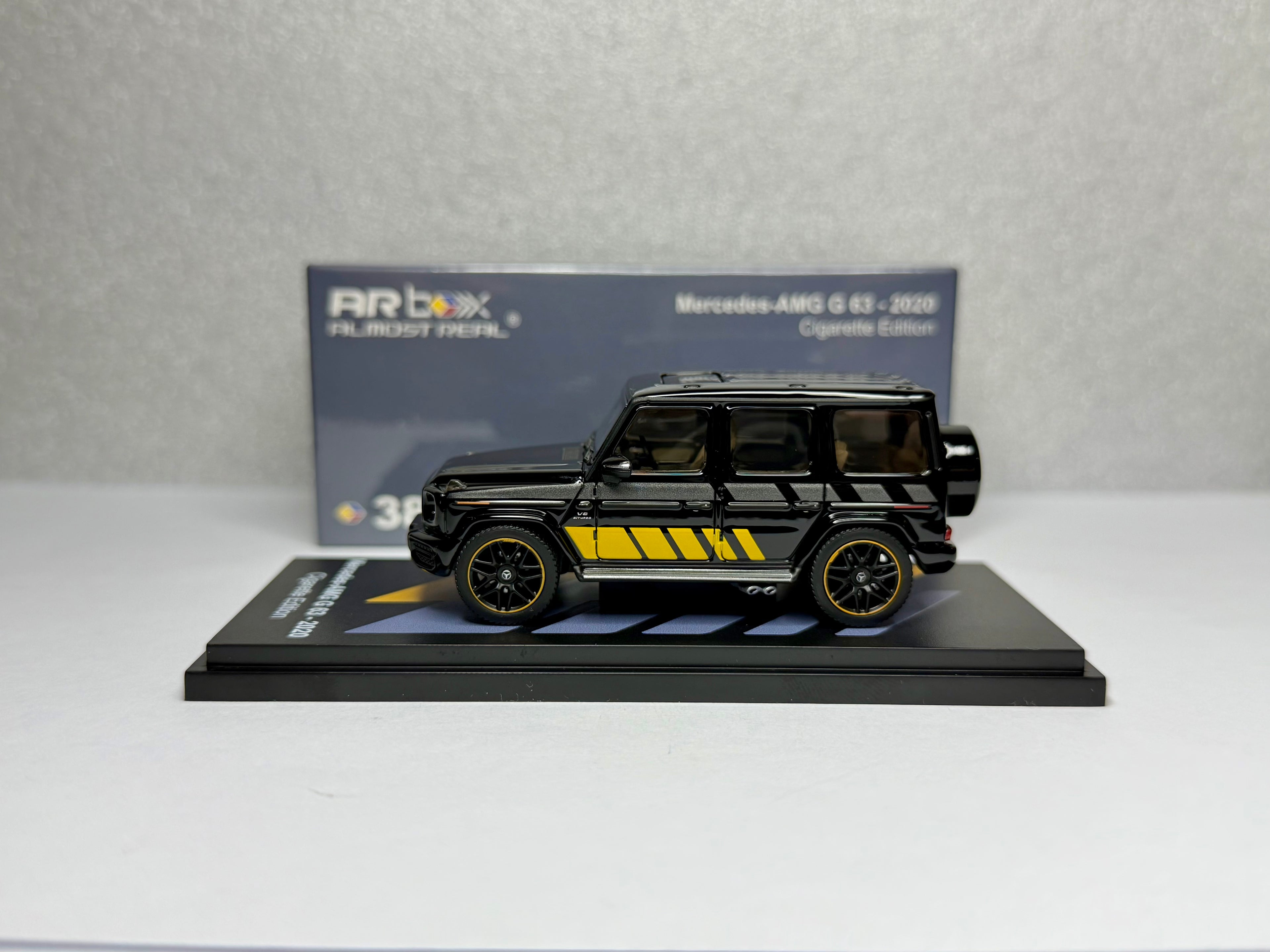 Almost Real 1:64 Mercedes-Benz AMG G63 Cigarette Edition 2020 Black HEC 2026 #38