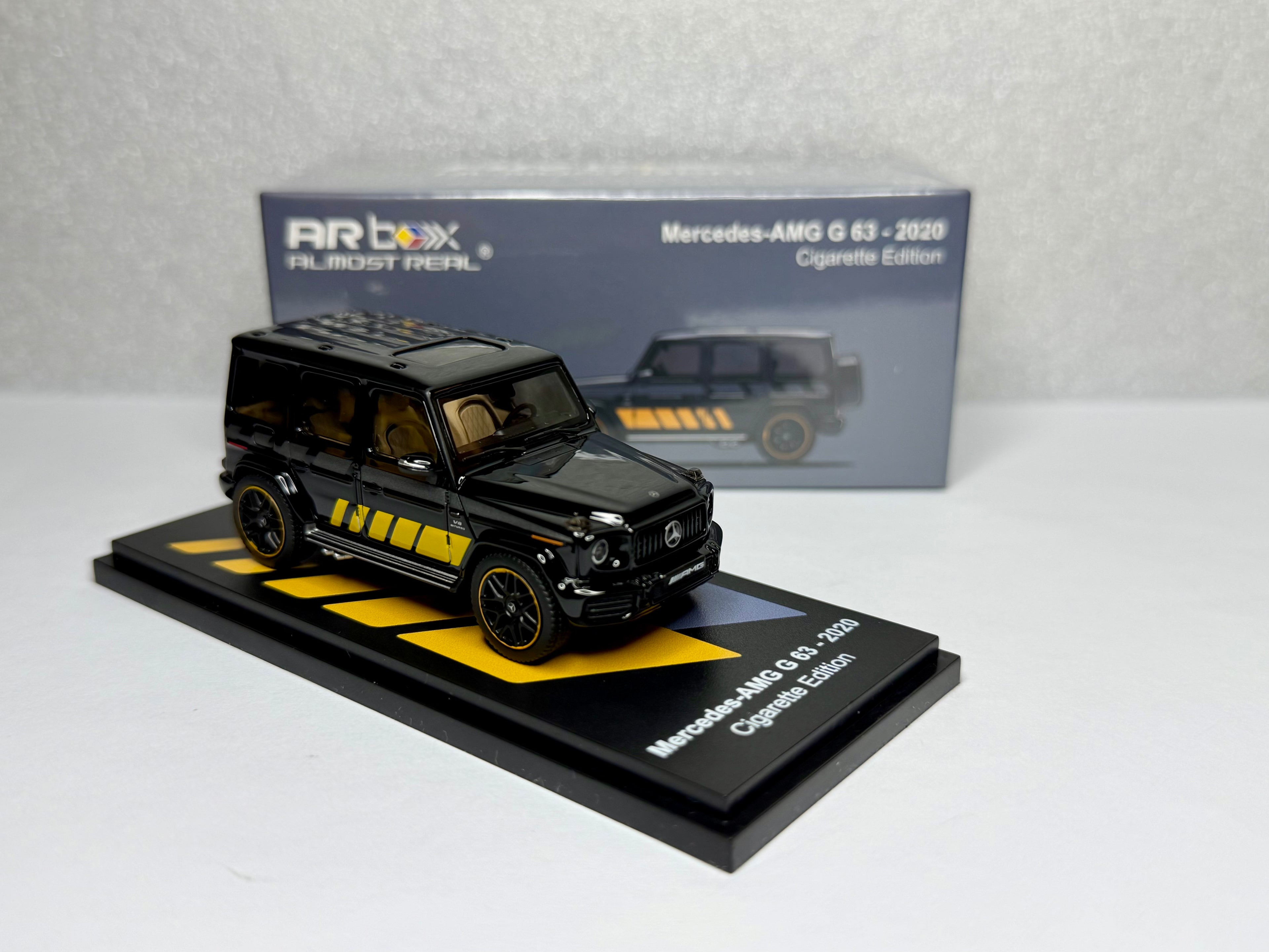 Almost Real 1:64 Mercedes-Benz AMG G63 Cigarette Edition 2020 Black HEC 2026 #38